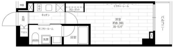 ステージグランデ茅場町の物件間取画像